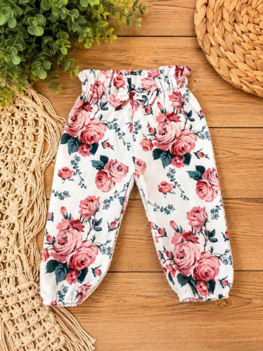 🌸 ADORABLE FLORAL BABY JOGGER PANTS 🌸